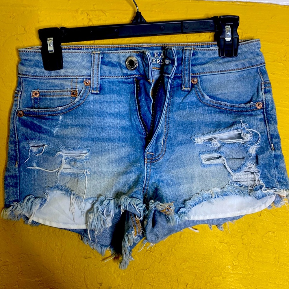 Jean shorts American eagle size 0